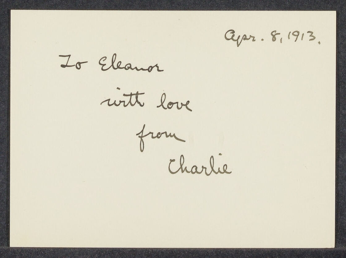 Letters from Charles Franklin Brooks to Eleanor Stabler Brooks, April-May 1913