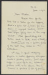 Letters from Eleanor Stabler Brooks to her parents, June 1913