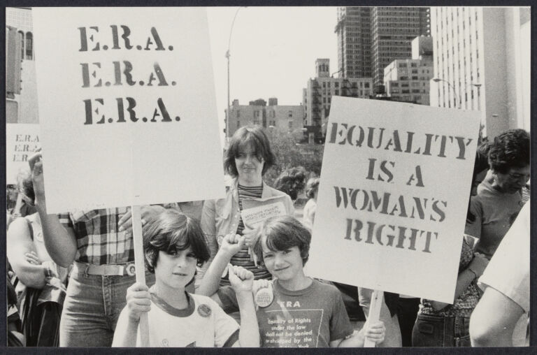 Women's march to Central Park (ERA)