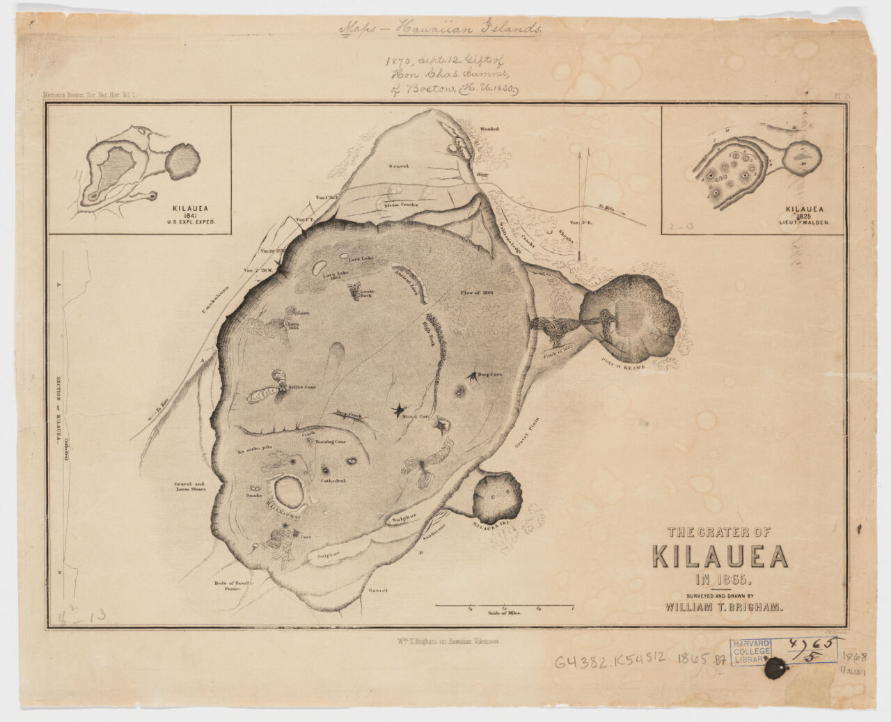 1868 The Crater of Kilauea (Brigham)
