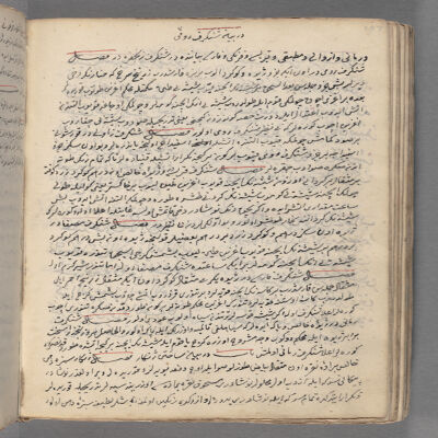 Der beyân-ı şengerf-i rûmî : manuscript, undated