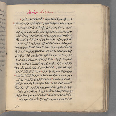 Risâle-yi sırr-ı nokta : manuscript, undated