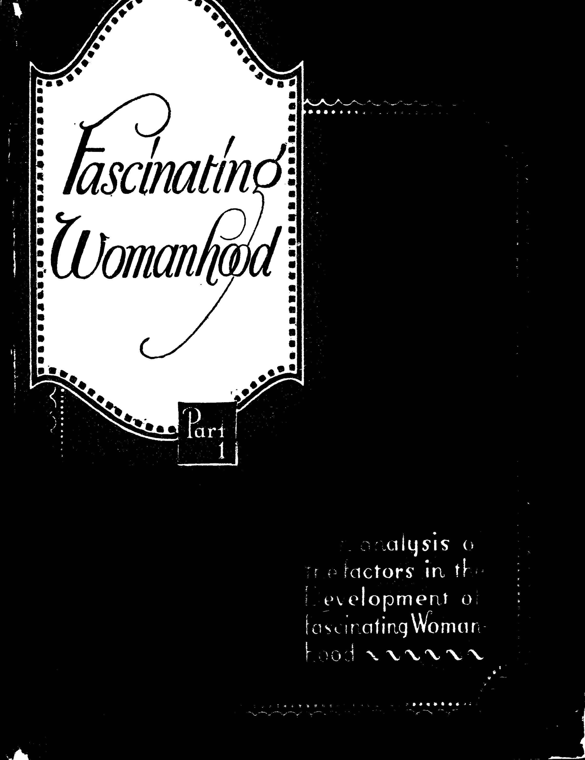 secrets of fascinating womanhood pamphlets 1920s