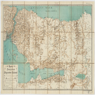 Karte des Bosporus und der Bithynischen Halbinsel