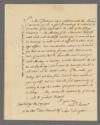 Hancock, John, 1737-1793. John Hancock Collection, 1754-1792. [Letter from Samuel Langdon, Cambridge, Massachusetts, to John Hancock, 1775 January 27]. UAI 50.27.73 Box 1, Folder 34, Harvard University Archives.