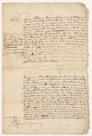  20 Aug 1656 . Québec. Marriage contract of Nicholas Pré and Mathurine Buisson. With Pré's sign-manual