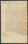 Harvard University. Corporation. Records of land and property owned by Harvard University, 1643-1835. Order that John Whitney and Moses Haven pay rents for Framingham property to Harvard, according to Thomas Danforth's will, December 1, 1726. UAI 15.750