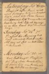 Lunt, Paul, 1747-1824. Adjournal of travels from Newburyport to Cambridg & in the camp : manuscript, 1775. MS Am 1099. Houghton Library, Harvard University, Cambridge, Mass.