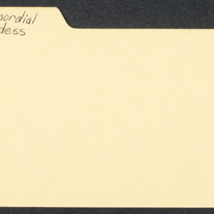 Ruled note card with handwritten bibliographic entry