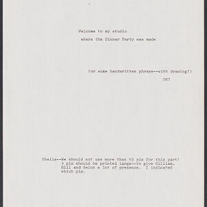 Typewritten page with Part 4 heading and a note to Sheila