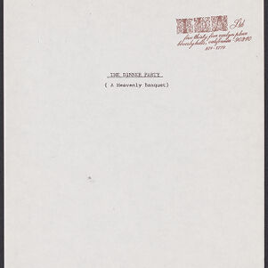 Typewritten title page with ILA stamp and handwritten annotation