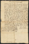 Harvard University. Corporation. Corporation papers, 1st series, supplements to the Harvard College Papers, Volumes 1 and 2, 1636-1846. Grant and laying out of 500 acres of land to Mr. Josh. Scottow at Merriconeag neck (eighteenth-century manuscript