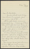Miriam Van Waters Papers. Reformatory for Women at Framingham, 1876-1970. Subseries 3. Student correspondence, 1936-1971, n.d. Correspondence: N, 1949. A-71, folder 327. Schlesinger Library, Radcliffe Institute, Harvard University, Cambridge, Mass.