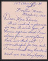 Miriam Van Waters Papers. Reformatory for Women at Framingham, 1876-1970. Subseries 3. Student correspondence, 1936-1971, n.d. Correspondence: E, 1932-1957. A-71, folder 295. Schlesinger Library, Radcliffe Institute, Harvard University, Cambridge, Mass.