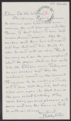 Miriam Van Waters Papers. Male Prisoner Correspondence, 1927-1971. Correspondence: M-Z, 1952-1967. A-71, folder 593. Schlesinger Library, Radcliffe Institute, Harvard University, Cambridge, Mass.