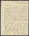 Bentley, William, 1759-1819. Papers of William Bentley, 1783-1815: an inventory. Letter from James Winthrop to William Bentley, 1788 December 7. HUG 1203.5 Box 1, Harvard University Archives.