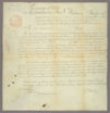 Massachusetts. Governor (1741-1757 : Shirley). Military commission : manuscript, 1756 Feb. 18. MS Am 832. Houghton Library, Harvard University, Cambridge, Mass.