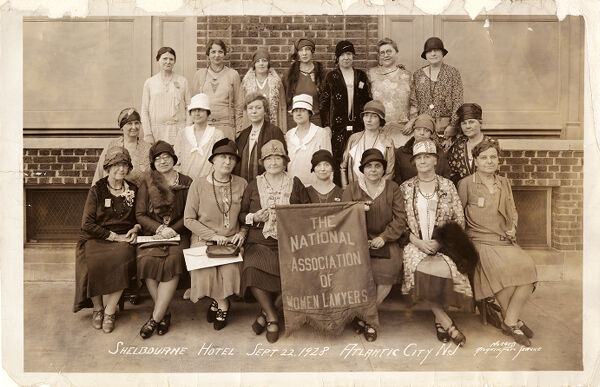Group portrait of members of the National Association of Women Lawyers