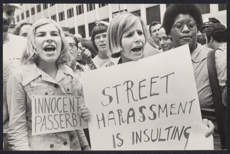 Street harassment demonstration