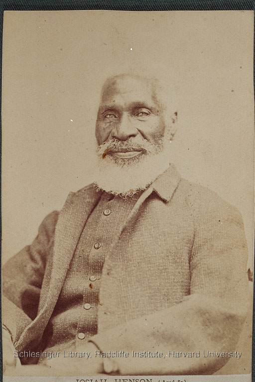 Portrait of Josiah Henson, seated, facing the camera